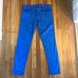 Lilly Pulitzer Worthy skinny blue pants size 8